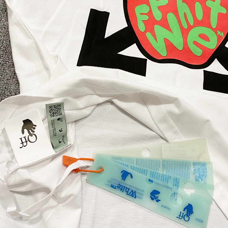 Áo thun Off White apple print T-shirt ss21