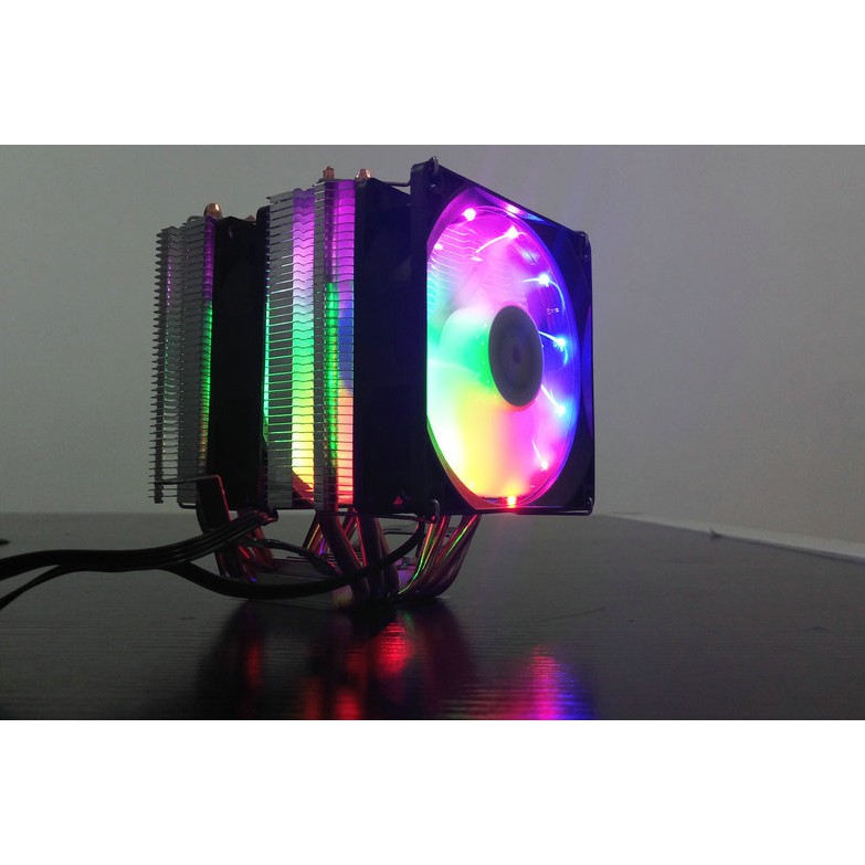 Tản Nhiệt Khí Snowman M-X6 Led RGB Dual Fan - Hỗ Trợ All CPU