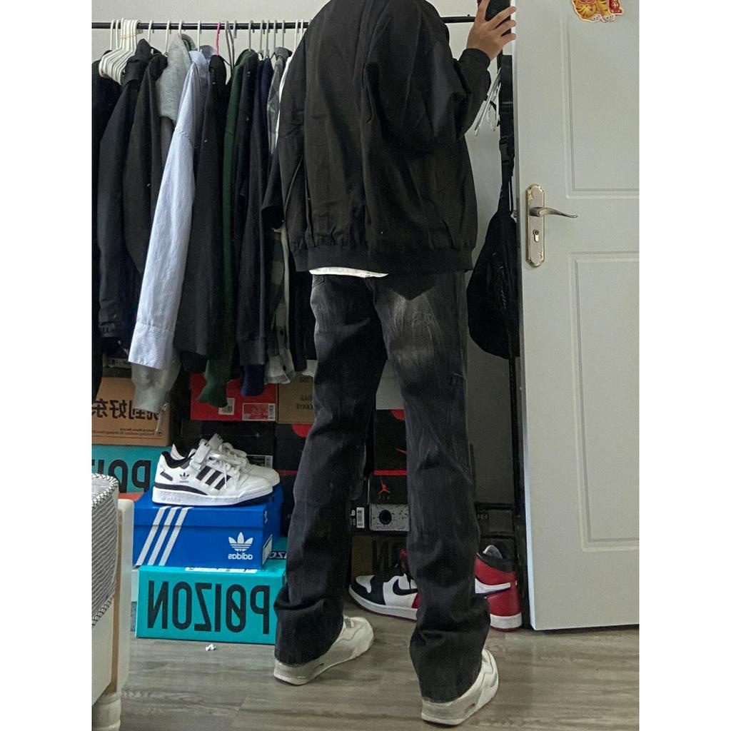 Quần Jean Đen Wax Loang 1 Túi Ống Đứng Nam Nữ Stun Clothing Phong Cách Vintage Cực Chất Thu Đông 2023
