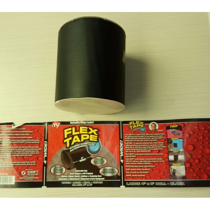 Miếng vá thông minh Flex Tape - Siêu dính, sử dụng trên mọi chất liệu (Đen)