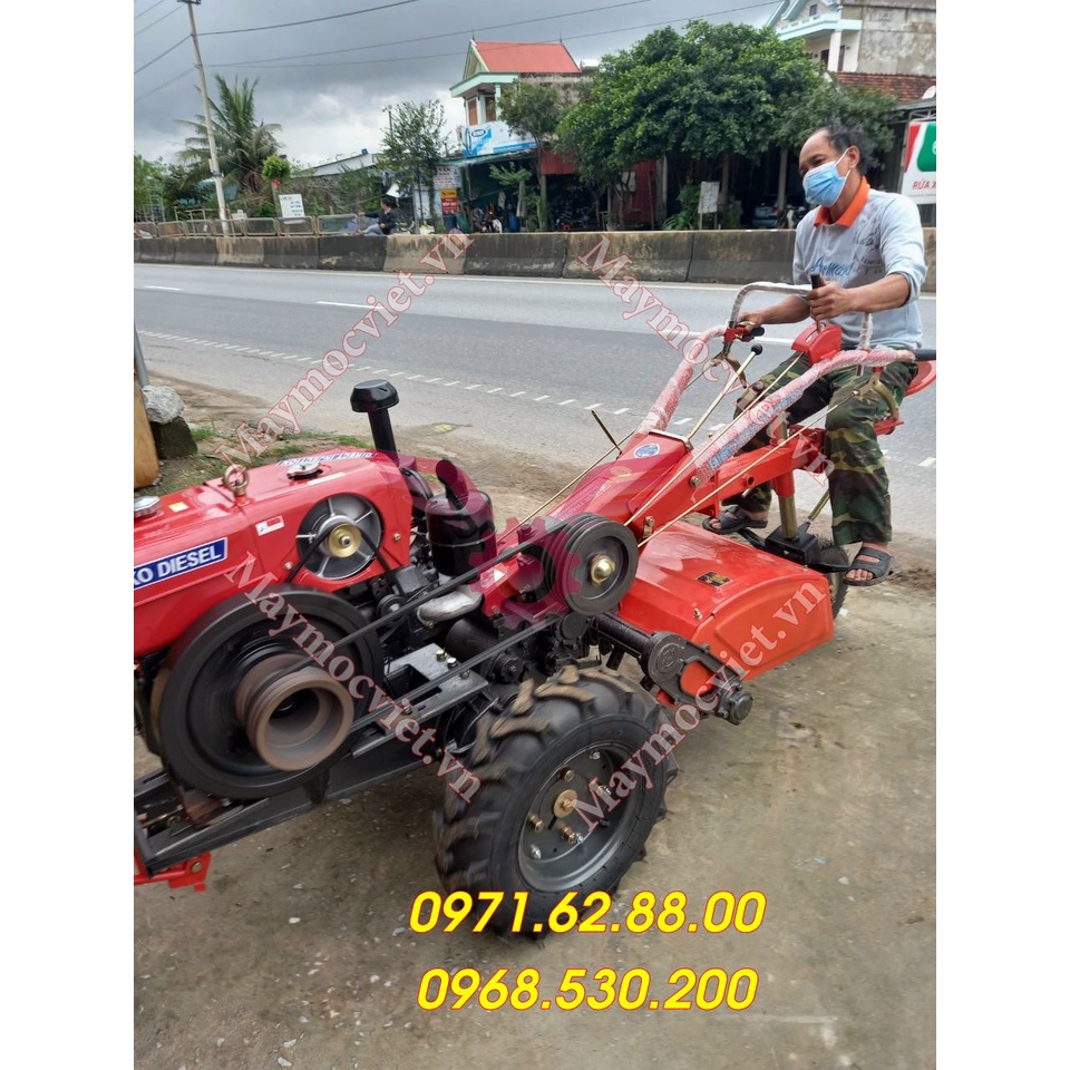 Máy xới đất ruộng thụt đầu dầu D15 chất lượng cao