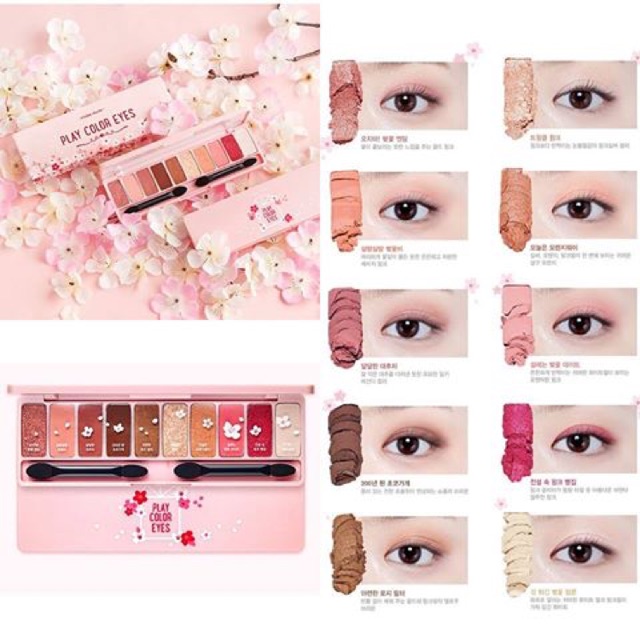 Bảng màu mắt 10 ô chính hãng LAMEILA