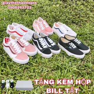 Giày Vans vault old skool Bản Chuẩn 11 Tặng Kèm Hộp Tất Bill,giày giá rẻ