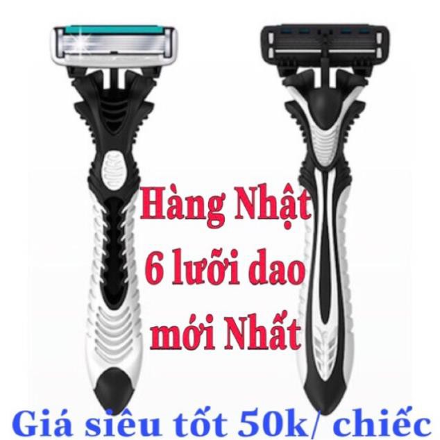 (6 lưỡi,hàng Nhật)Dao cạo râu cho nam đàn ông hàng nội địa Nhật Bản