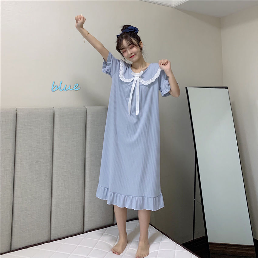 Đầm ngủ phong cách Nhật Bản xinh xắn cho nữ