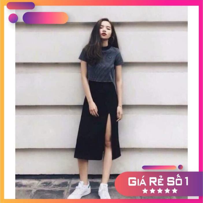 [XẢ KHO] Chân Váy Dài Xẻ Ulzzang - Chân Váy Xẻ Cạnh XẢ KHO