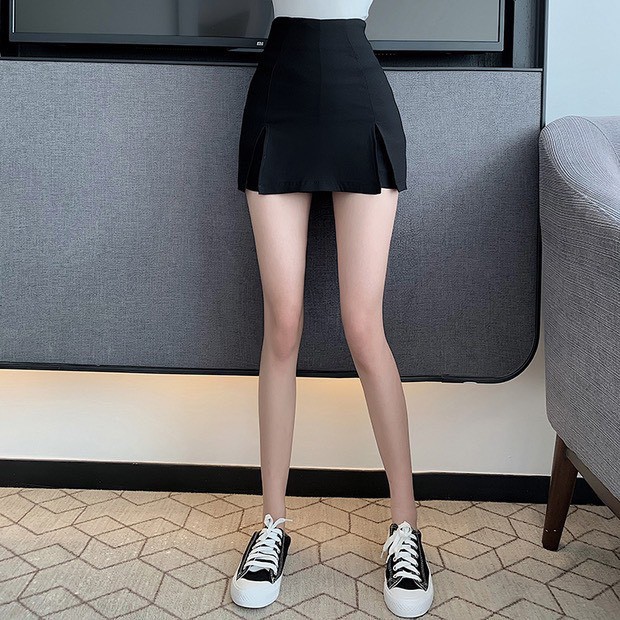 QUẦN ĐEN GIẢ VÁY HOT ( ảnh thật + video )