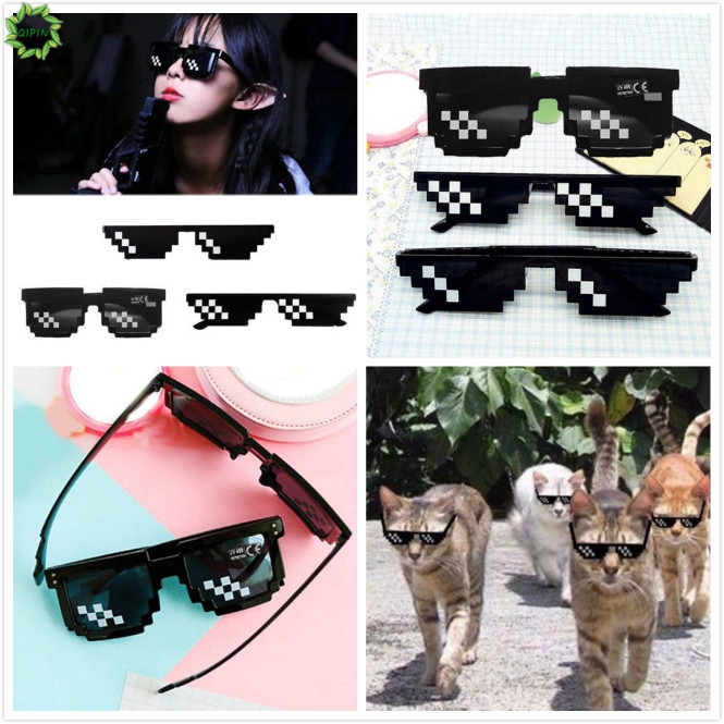 Mắt kính swag kiểu mosaic cá tính cho nam lẫn nữ