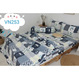 Bộ  ga gối caro cotton thắng lợi giá xả kho giảm mạnh