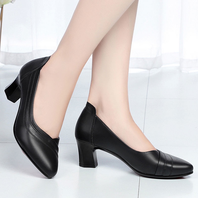 Giày Cao Gót Dadong Đế Mềm Thời Trang Công Sở Thanh Lịch Cho Phụ Nữ Trung Niên
