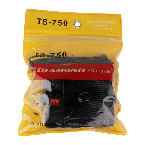 Loa Ngoài TS-750 Cho YAESU ICOM KENWOOD CB Radio 3.5mm