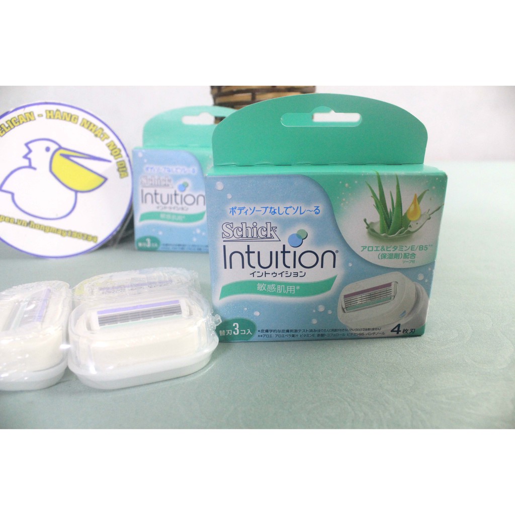 ĐẦU DAO CAỌ LÔNG CHO PHỤ NỮ KHÔNG GÂY KÍCH ỨNG SCHICK INTUITION