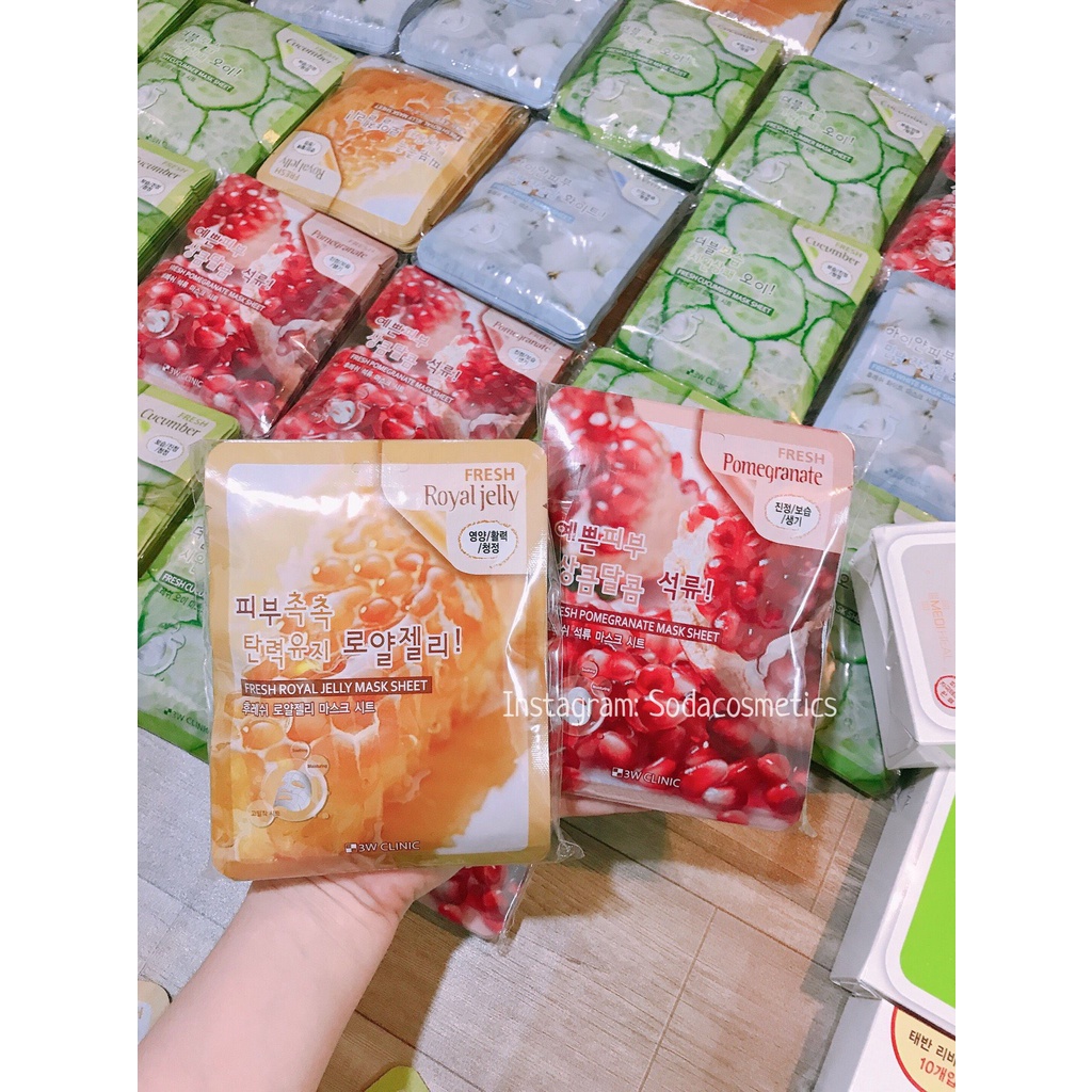 Mặt Nạ Dưỡng Da 3W Clinic Mask Sheet