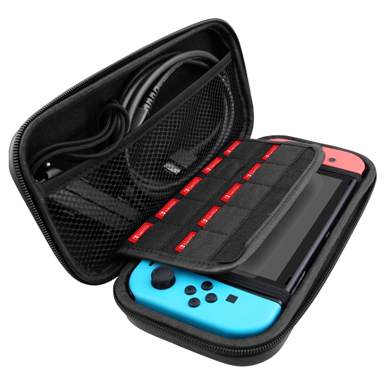 Vỏ Bảo Vệ Bằng PC Cứng Trong Suốt Kèm Giá Đỡ Cho Máy Chơi Game Nintendo Switch NS NX