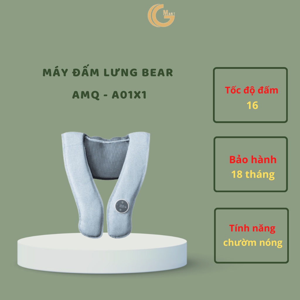 Máy đấm lưng Bear AMQ-A01X1 bảo hành 18 tháng