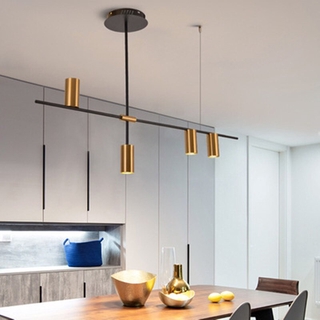 Đèn thả  bàn ăn ngang ống vàng THCN53 ( Tặng kèm bóng led)
