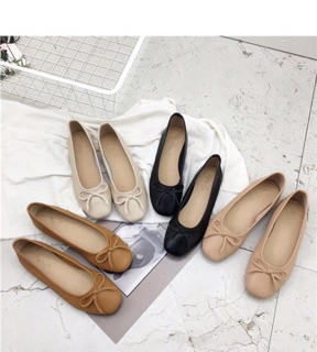 Giầy Bệt Happy Feeling hàng order QCL1 (Sẵn đen sz 36)