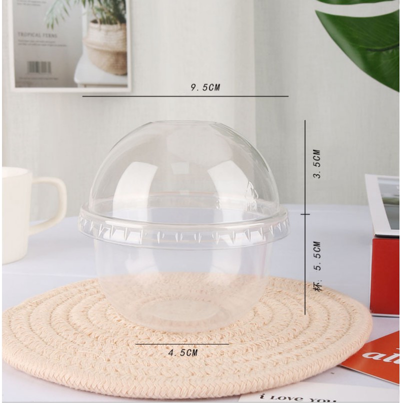 50 Ly cầu lùn nhựa PP dung tich 250 ml