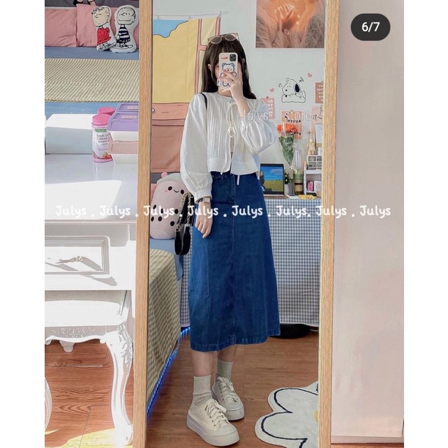 Áo babydoll thắt nơ