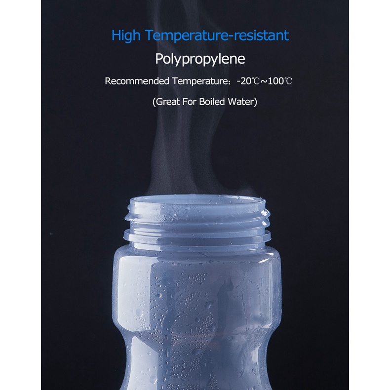 Bình Nước Thể Thao AONIJIE SD33 700ml Không Chứa BPA, Dung Tích 100Ml°C Ống Dẫn Nước Sôi Boiling Chất Lượng Cao
