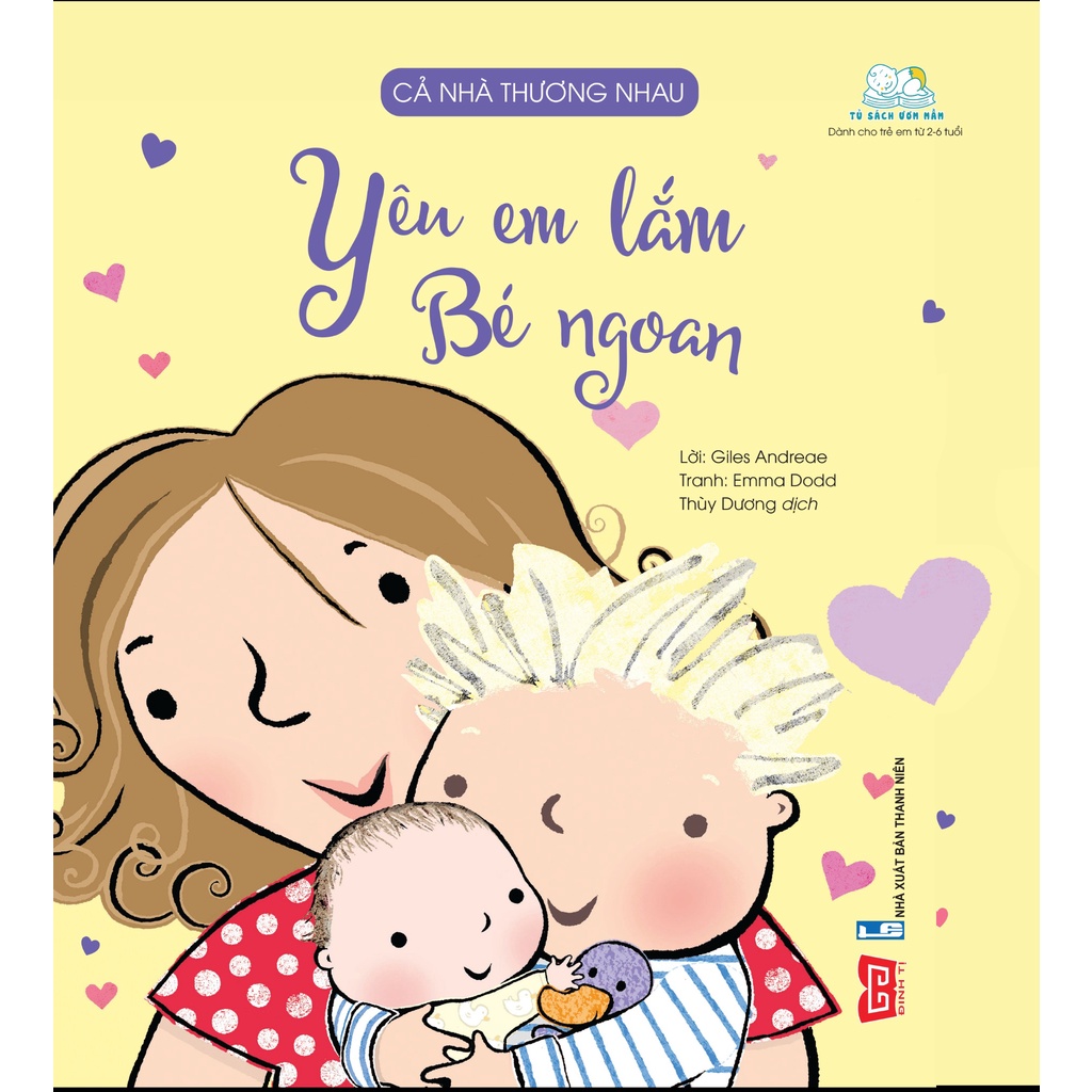 Sách - Cả nhà thương nhau - Con thương bố mẹ nhiều - Đinh Tị Books