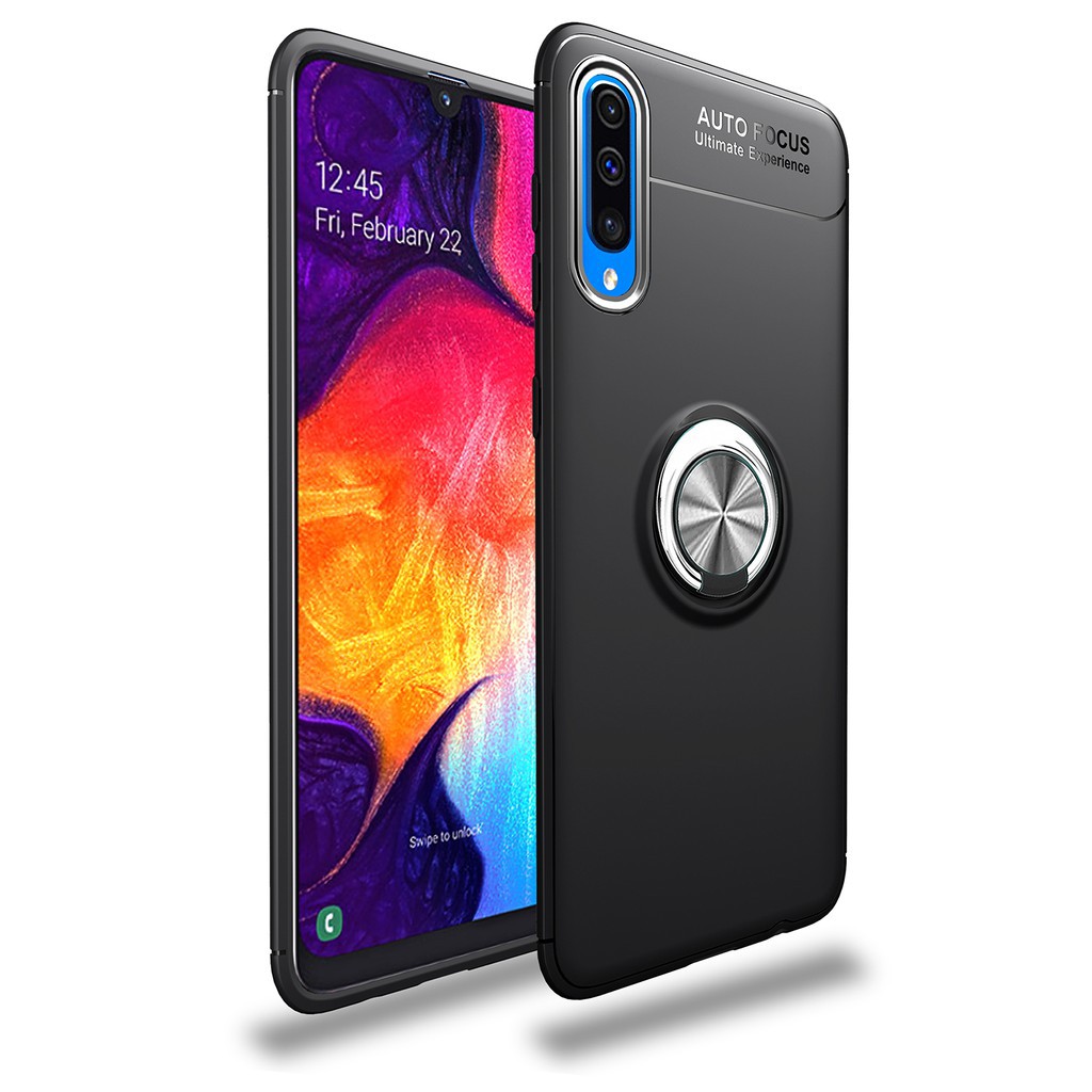 Ốp Lưng Silicone Có Vòng Nhẫn Từ Tính Tiện Dụng Cho Samsung Galaxy A50 A50S A30S A70 A30 A20 A10 M30S M21 A20S | BigBuy360 - bigbuy360.vn
