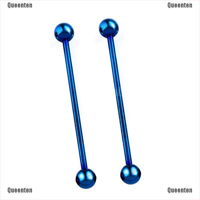 ★Queen★Surgical Steel Industrial Bar Scaffold Ear Barbell Ring Women Piercing Jewelry