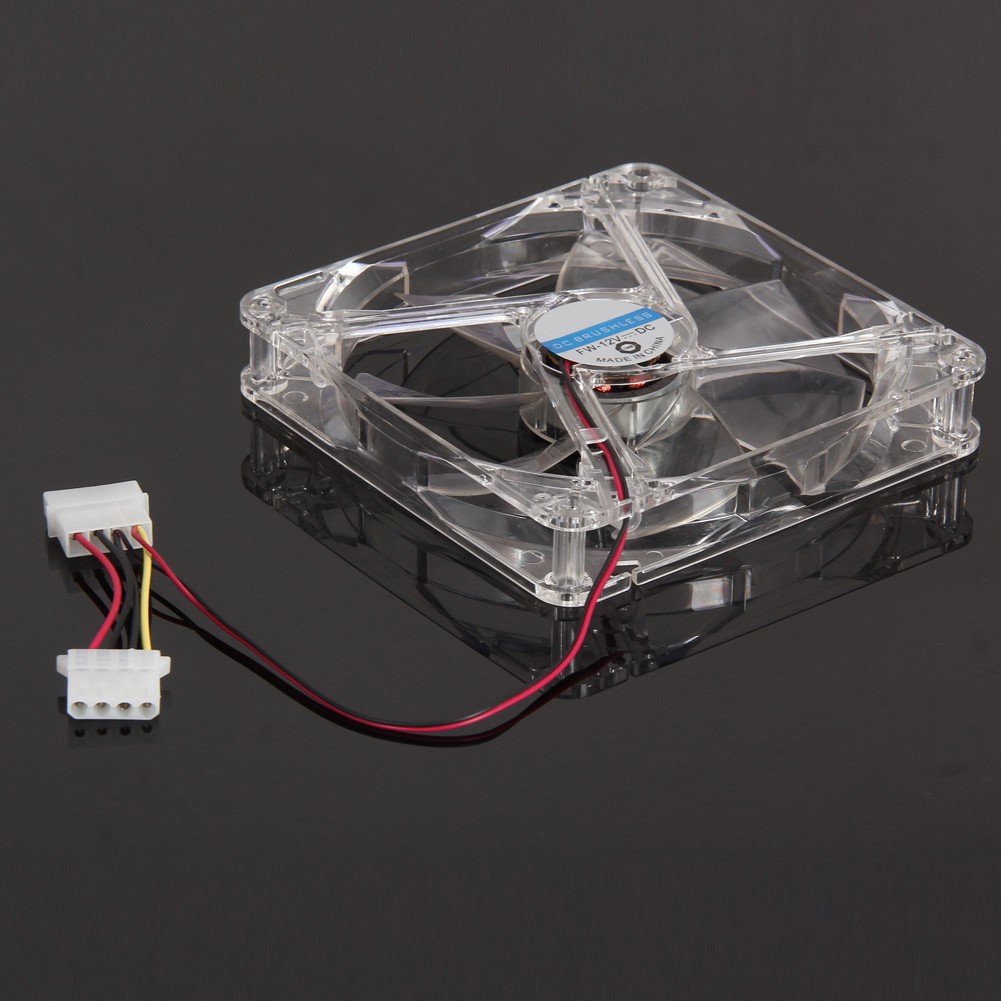 Quạt tản nhiệt CPU tích hợp đèn LED cho máy tính 12cm 12V 4Pin