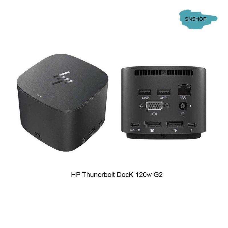 Hub HP Thunderbolt Dock 120W G2  Xuất 4 Màn Hình Riêng Biệt,Thêm Cổng Kết Nối Cho Laptop HP ELite, Zbook