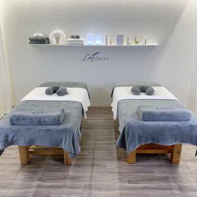 Tiệm Làm Đẹp Trải Giường Massage tăng tấm giường tùy chỉnh logo