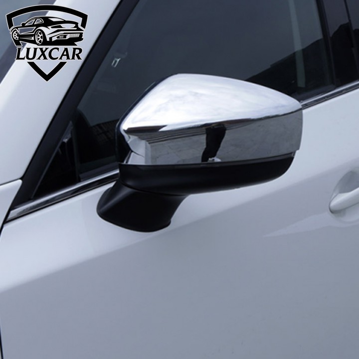 Ốp gương chiếu hậu MAZDA CX5 đời 2018-2021 mạ Crom cao cấp LUXCAR