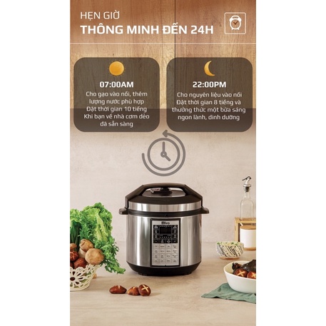 💥NỒI ÁP SUẤT ĐA NĂNG OLIVO PC60💥CHÍNH HÃNG💥 Bảo Hành 24 tháng