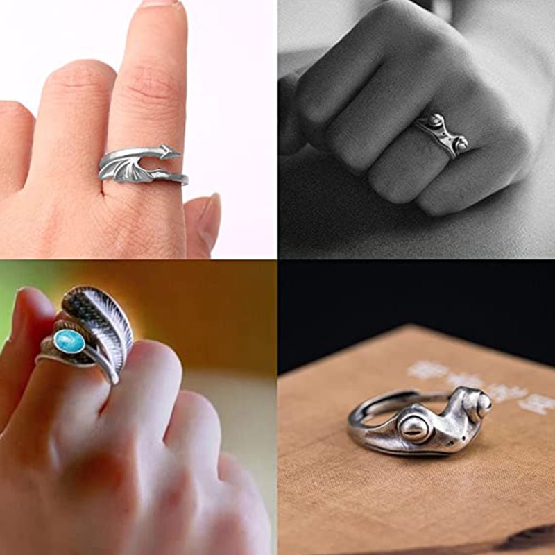 Bộ Nhẫn Đeo Tay Phong Cách Punk Cá Tính Cho Nam Và Nữ