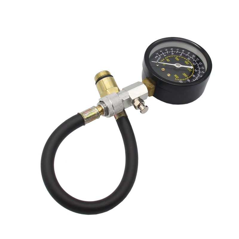 SUN for Diesel Engine Compression Tester Kit Cylinder Leak Detector Compression Diagnostic Test Pressure Gauge Set with