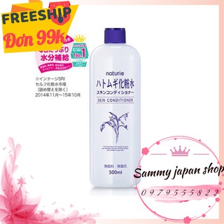 Nước Hoa Hồng Skin Conditioner Naturie chai 500ml - Hàng Nội Địa Nhật Bản Chính Hãng Đủ Bill.