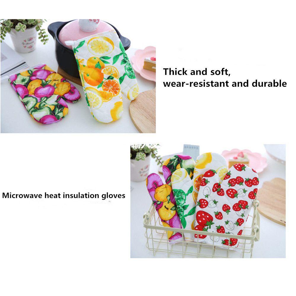 KUNHEV Găng Tay Dày Chịu Nhiệt Độ Cao Cho Lò Vi Sóng