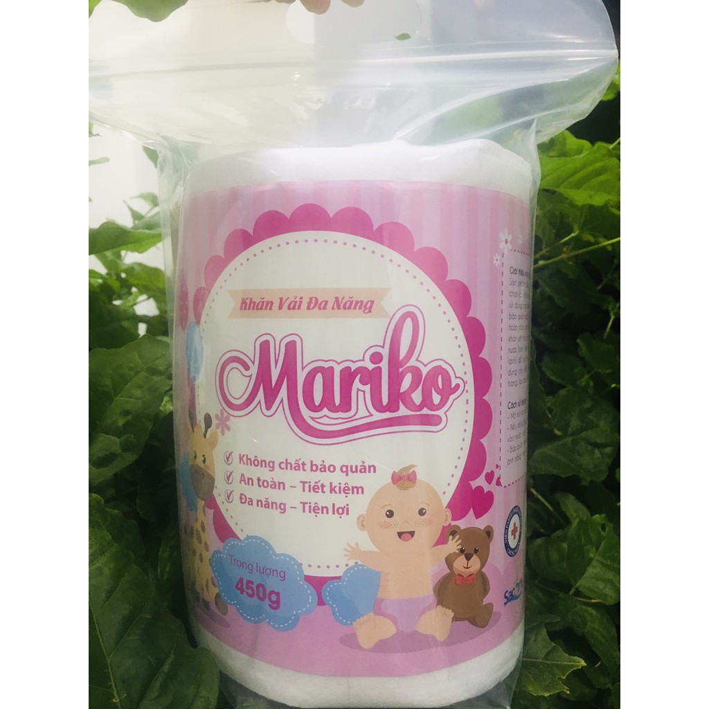 Khăn vải khô đa năng Mariko 450g (dạng cuộn) cao cấp