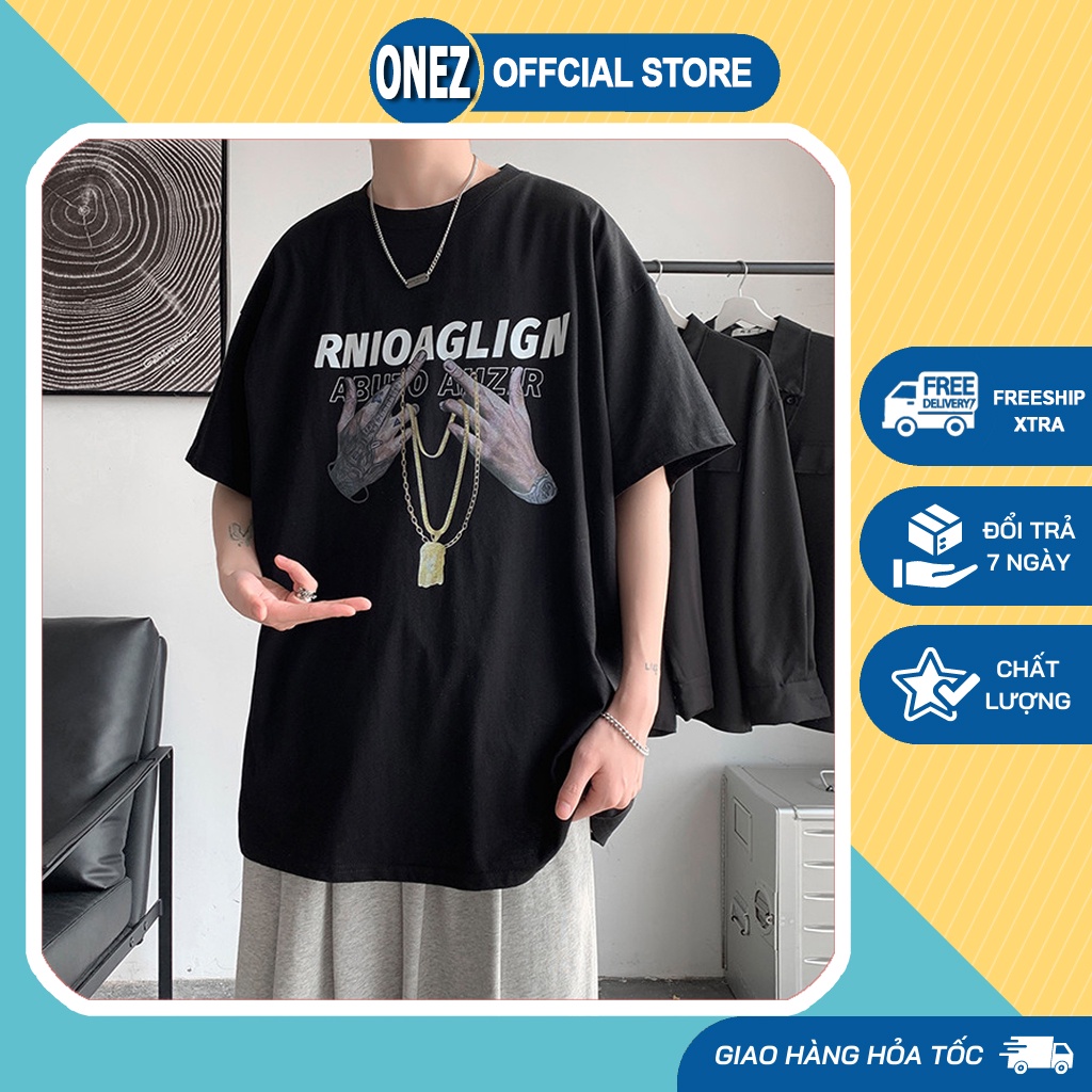 [Giá Sỉ] áo thun nữ form rộng tay lỡ, áo thun nam form rộng tay lỡ ONEZ UNISEX Cotton oversize form rộng RIN