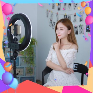 [ XẢ KHO ] Combo Bộ Đèn Livestream lớn Size 34cm + Chân Đèn chắc chắn - Đèn 3 chế độ ánh sáng SIÊU SÁNG [ XẢ KHO ]
