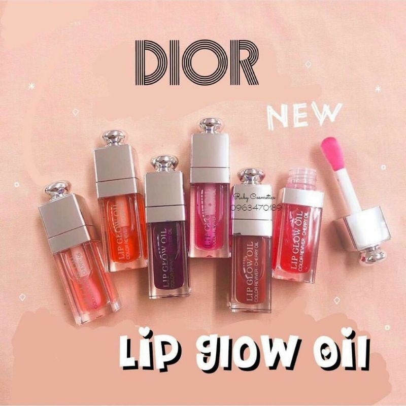 [Mã 252FMCGSALE giảm 8% đơn 500K] Son Dưỡng Dior Addict Lip Glow Oil Authentic số lượng có hạn