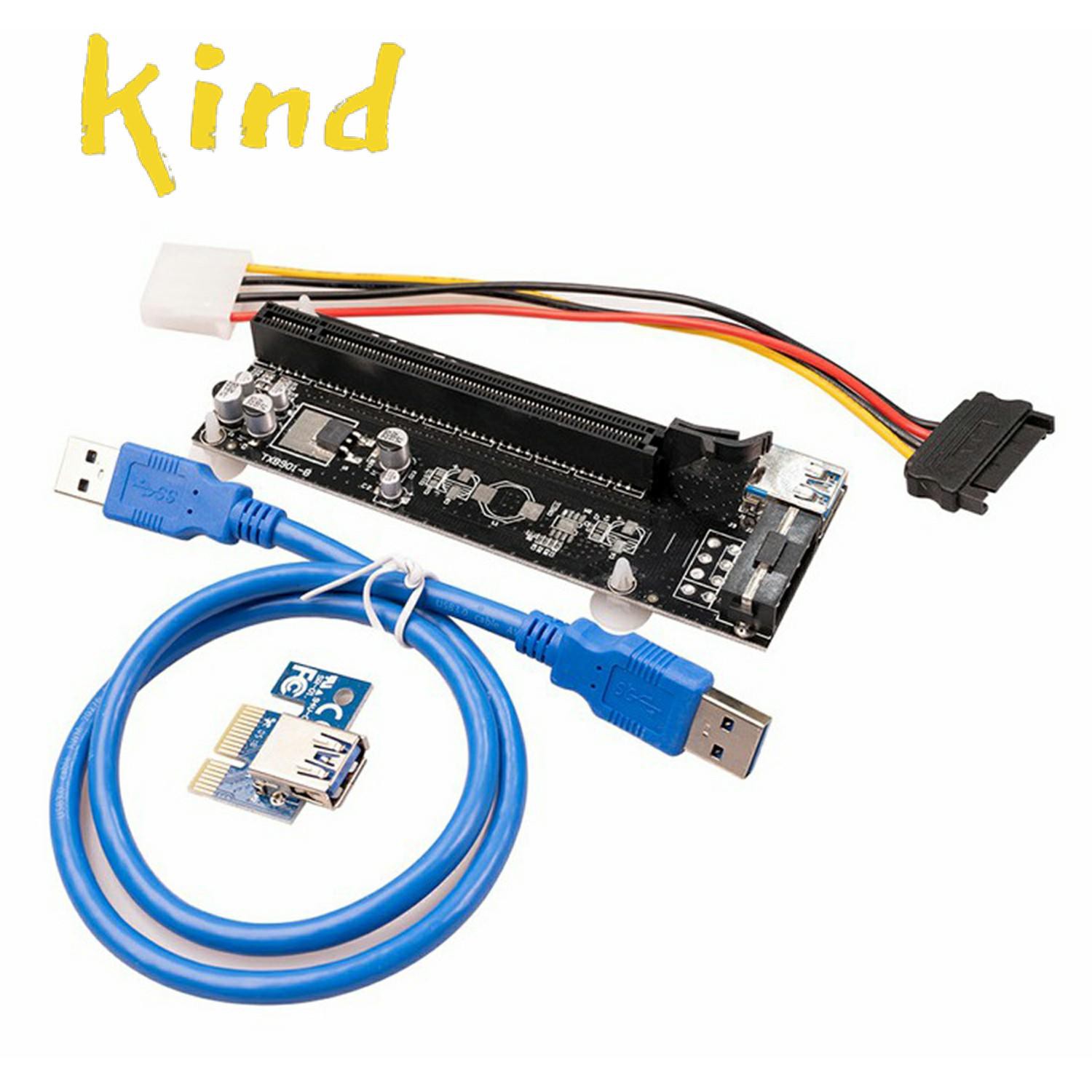 Dây Cáp Card Đồ Họa Mở Rộng 4pin Pcie 1x Sang 16x | BigBuy360 - bigbuy360.vn