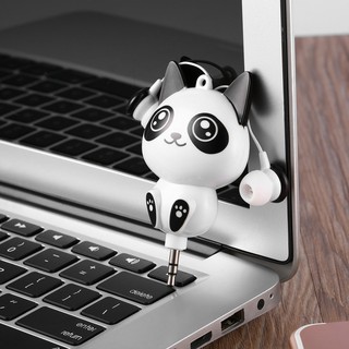 Tai nghe nhét tai họa tiết mèo hoạt hình đáng yêu