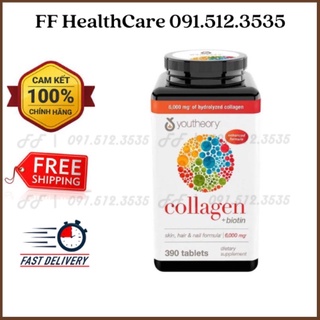 Collagen Youtheory 390 Viên Chính Hãng Mỹ- Viên Uống Đẹp Da, Chống Lão Hoá