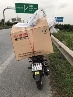 Dàn áo 9 món đen nhám exciter150 2017-2018