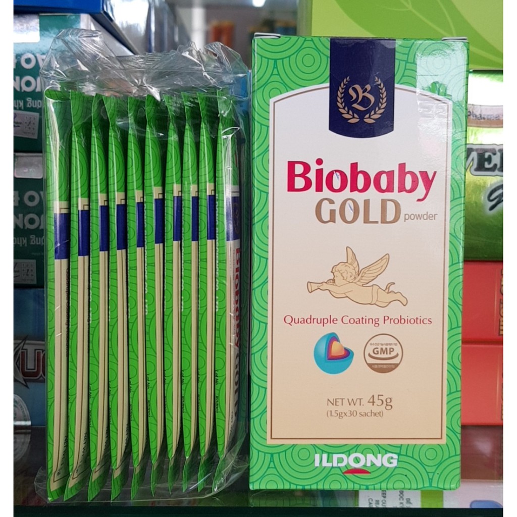 biobaby gold men visinh từ hàn quốc hộp 30 gói ILDONG