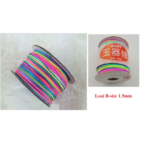 1 Cuộn dây dù Đài Loan nhiều màu 1.5mm