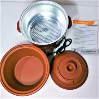 Nồi hầm chậm 2.5 lít Đạt Tường màu nâu