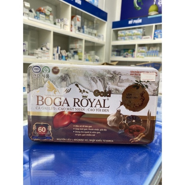 Bổ Gan BoGa RoYal ( hạ men gan )  - 60 viên  Date mới