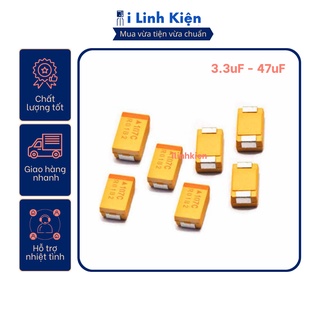 Tụ tantalum smd 6v 3.3uf - 47uf chất lượng tốt