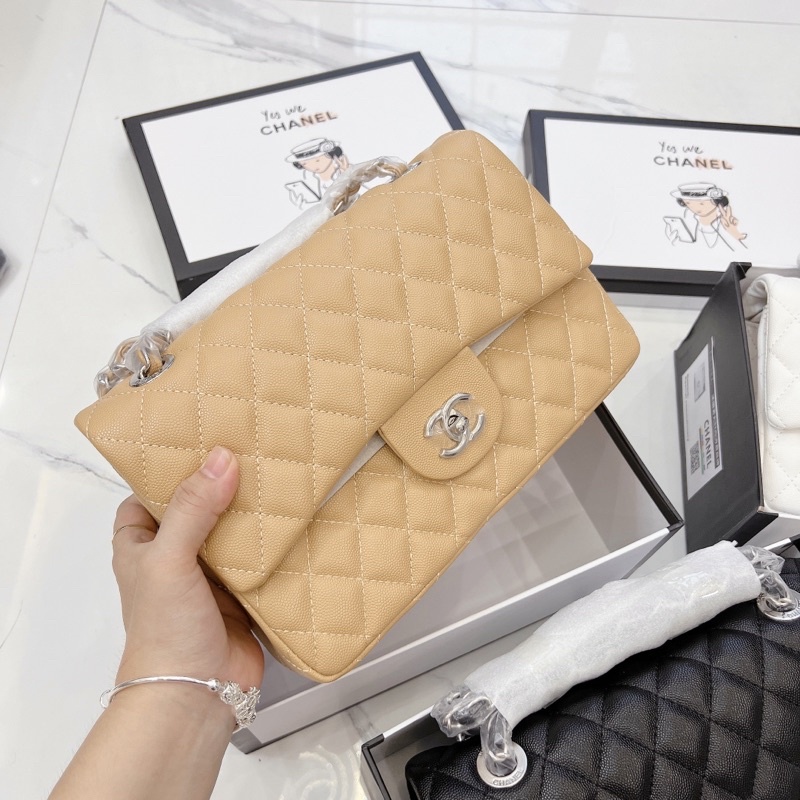 Túi clasic da sần sz25cm